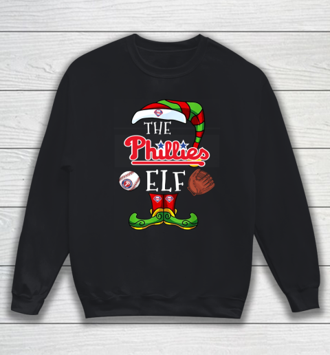 Philadelphia Phillies Christmas ELF Funny MLB Sweatshirt