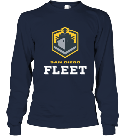 San Diego Fleet logo gmtk san diego fleetlogo long sleeve tee 14 front navy