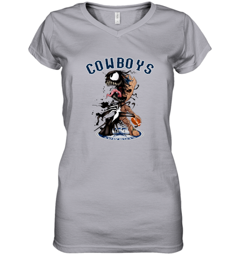 Dallas Cowboys Women's Nike Fan Top V-Neck T-Shirt