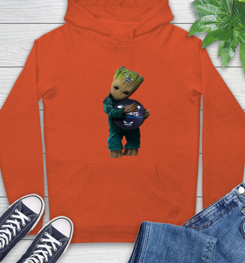 NBA Groot Guardians Of The Galaxy Basketball Sports Charlotte Hornets Hoodie 5