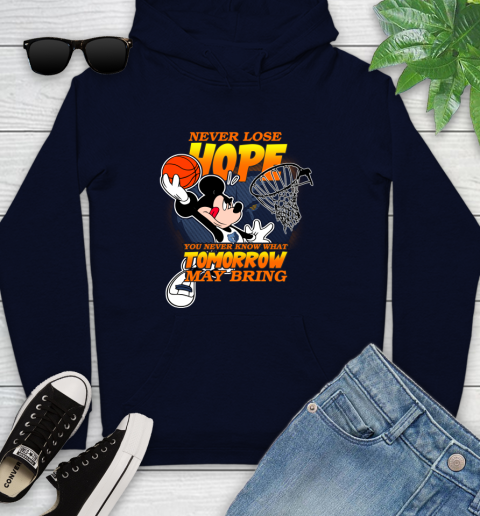 Memphis Grizzlies NBA Basketball Mickey Disney Never Lose Hope Youth Hoodie 3