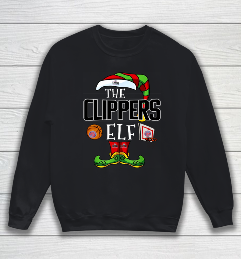 LA Clippers Christmas ELF Funny NBA Sweatshirt