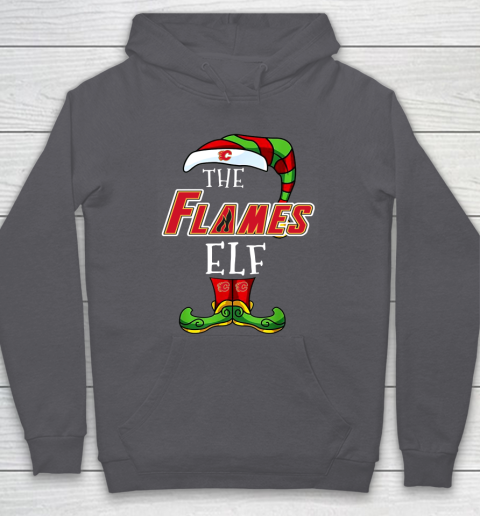 Calgary Flames Christmas ELF Funny NHL Hoodie 4