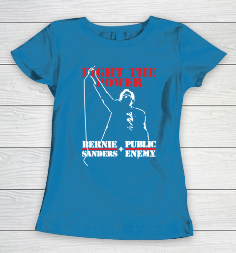 Fight The Power Bernie Sanders Public Enemy Women's T-Shirt - Image 7