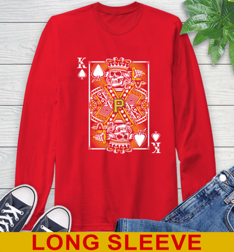 Pittsburgh Pirates MLB Baseball The King Of Spades Death Cards Shirt Long Sleeve T-Shirt 12