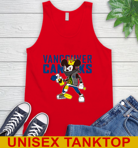 Vancouver Canucks NHL Hockey Mickey Peace Sign Sports Tank Top 6