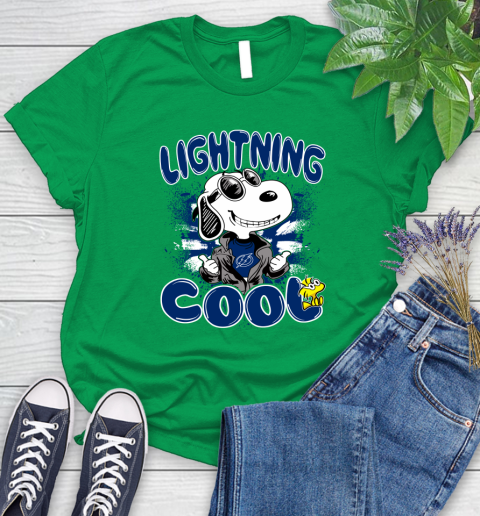 NHL Hockey Tampa Bay Lightning Cool Snoopy Shirt Women's T-Shirt 7