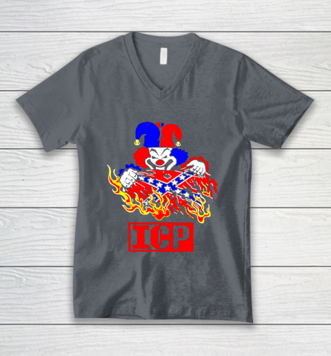 Fuck your rebel flag V-Neck T-Shirt 4