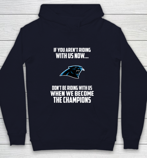 NFL Carolina Panthers Football We Become The Champions Youth Hoodie 2