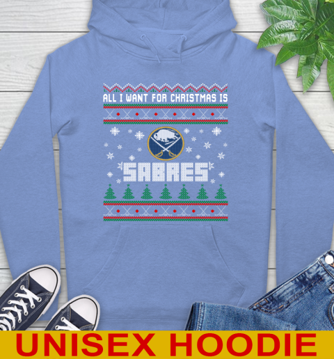 Buffalo Sabres NHL Hockey All I Want For Christmas Is My Team Sports 23