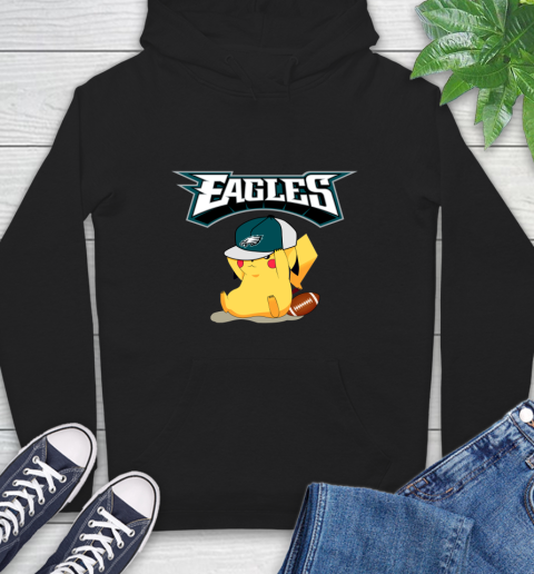 NFL Pikachu Football Sports Philadelphia Eagles Hoodie 2