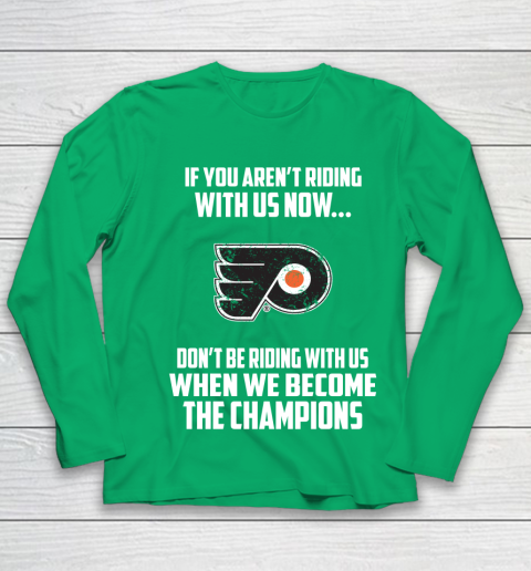 NHL Philadelphia Flyers Hockey We Become The Champions Youth Long Sleeve 4