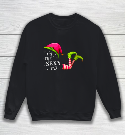 Sexy Elf Matching Family Group Christmas Funny Sweatshirt