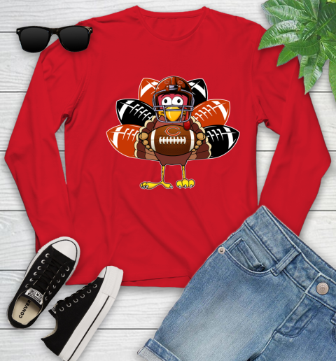 Chicago Bears Turkey Thanksgiving Day Youth Long Sleeve 11