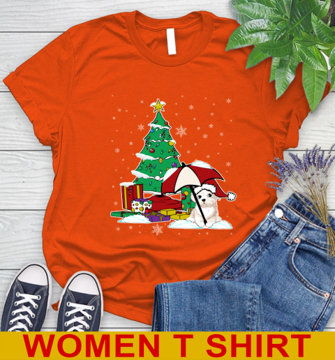 Maltese Christmas Dog Lovers Shirts 228