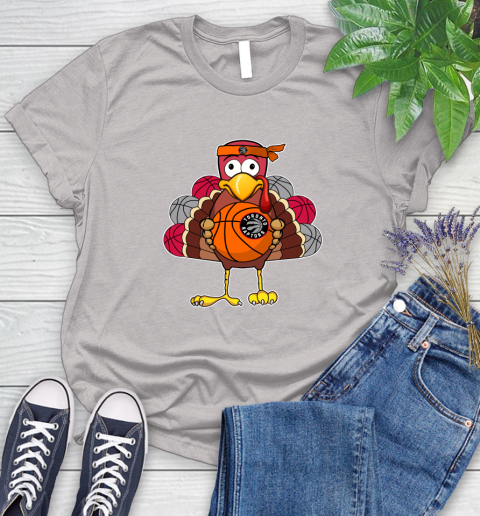 Toronto Raptors Turkey thanksgiving day Women's T-Shirt 10