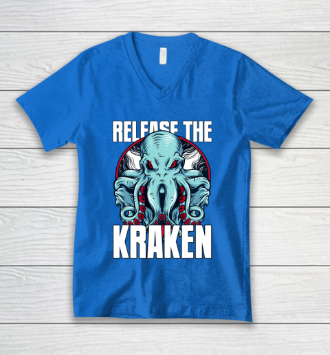 Release the Kraken V-Neck T-Shirt 5