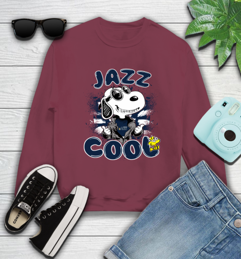 NBA Basketball Utah Jazz Cool Snoopy Shirt Sweatshirt 5