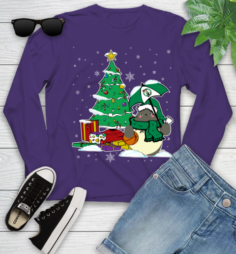 Boston Celtics NBA Basketball Cute Tonari No Totoro Christmas Sports Youth Long Sleeve 5 Boston Celtics NBA Basketball Cute Tonari No Totoro Christmas Sports Youth Long Sleeve - Image 5