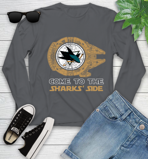 NHL Come To The San Jose Sharks Wars Hockey Sports Youth Long Sleeve 9