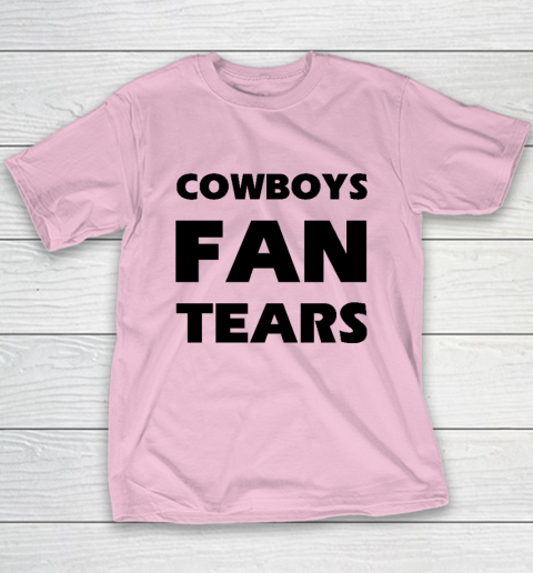 Cowboys Fan Tears Youth T-Shirt 6