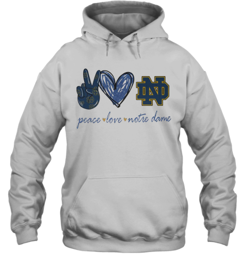 notre dame white sweatshirt