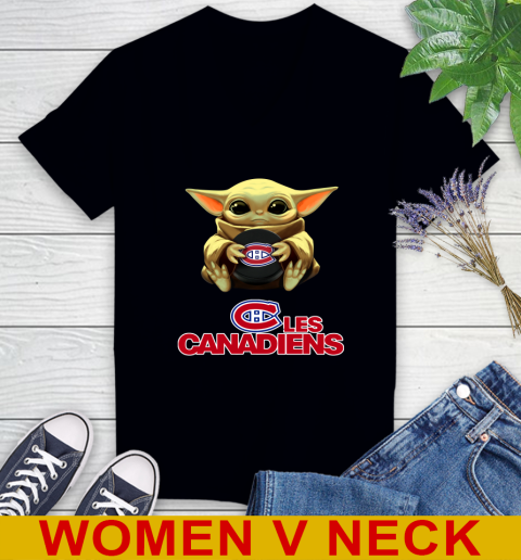 NHL Hockey Montreal Canadiens Star Wars Baby Yoda Shirt 78