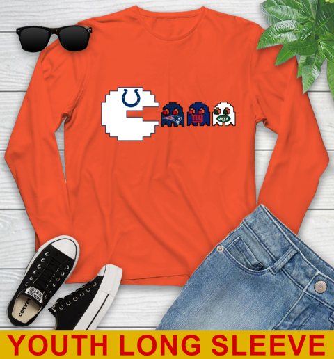 Indianapolis Colts NFL Football Pac Man Champion Youth Long Sleeve 4