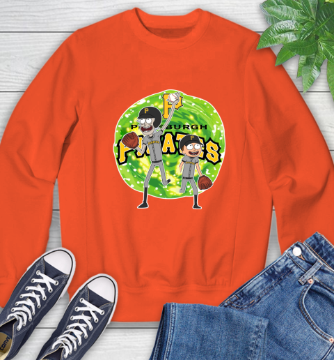 MLB Pittsburgh Pirates Rick And Morty Baseball Sports Sweatshirt 4