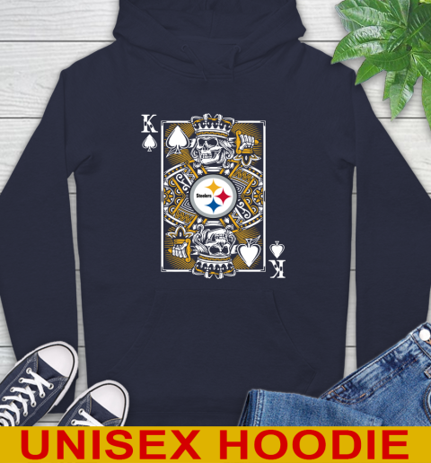 Pittsburgh Steelers NFL Football The King Of Spades Death Cards Shirt Hoodie 3