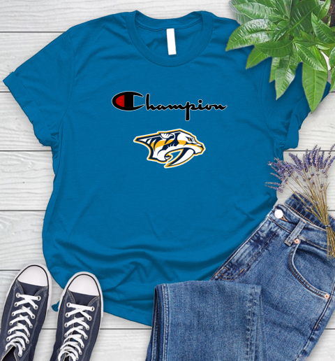 NHL Hockey Nashville Predators Champion Shirt Women's T-Shirt 5