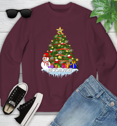 Dallas Stars Merry Christmas NHL Hockey Sports Youth Sweatshirt 5