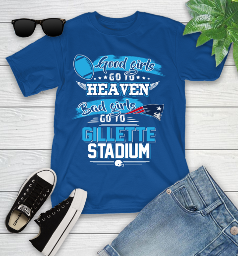 New England Patriots NFL Bad Girls Go To Gillette Stadium Shirt Youth T-Shirt 12