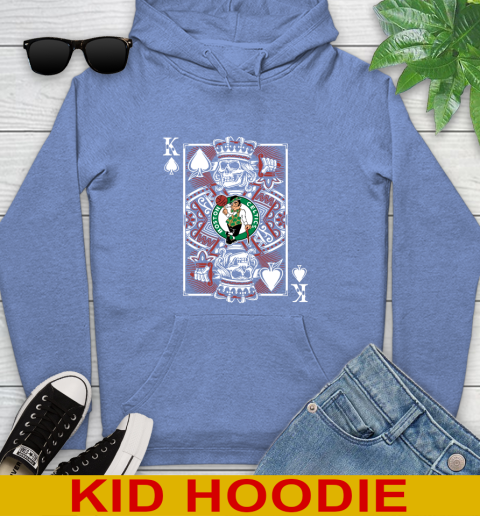 Boston Celtics NBA Basketball The King Of Spades Death Cards Shirt Youth Hoodie 12