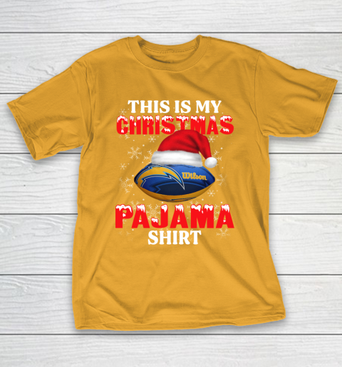 Los Angeles Chargers This Is My Christmas Pajama Shirt NFL T-Shirt 2