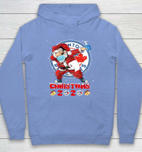 Toronto Blue Jays Funny Santa Claus Dabbing Christmas 2020 MLB Hoodie 8