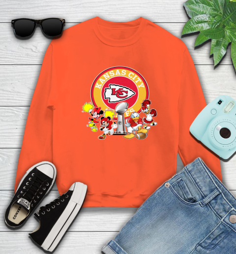 Kansas City Chiefs super bowl 2019 2020 mickey mouse minnie mouse donald duck daisy duck football shirt 28