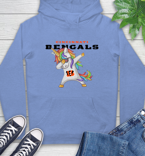 Cincinnati Bengals NFL Football Funny Unicorn Dabbing Sports Hoodie 11