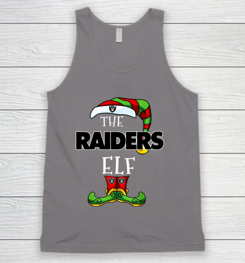 Oakland Raiders Christmas ELF Funny NFL Tank Top 6