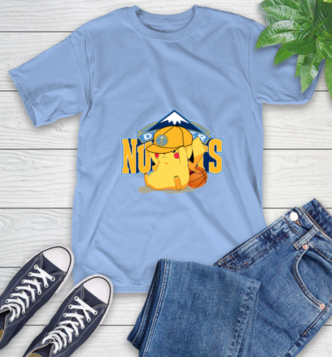 NBA Pikachu Basketball Sports Denver Nuggets T-Shirt 11