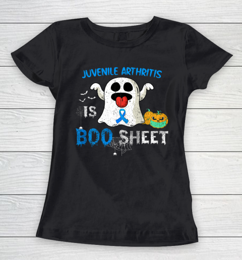 Halloween Shirt For Women and Men Juvenile Arthritis is Boo Sheet Women's T-Shirt