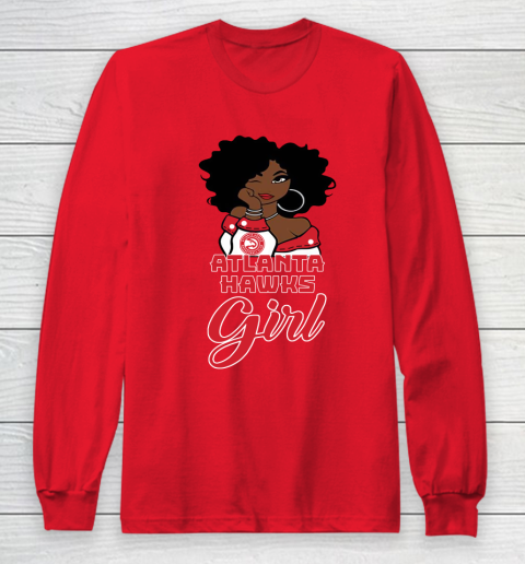 Atlanta Hawkss Girl NBA Long Sleeve T-Shirt 10