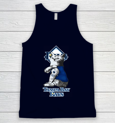 MLB Baseball My Cat Loves Tampa Bay Rays Tank Top 2