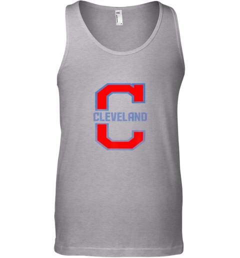 vp2i cleveland hometown indian tribe vintage unisex tank 17 front sport grey