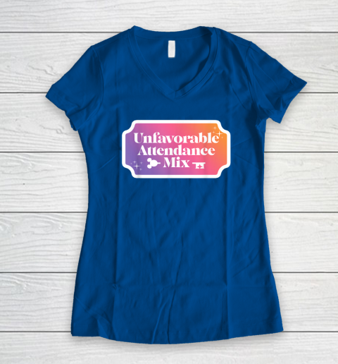Unfavorable Attendance Mix Women's V-Neck T-Shirt - Image 6