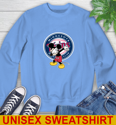 Minnesota Twins MLB Baseball Dabbing Mickey Disney Sports Sweatshirt 11