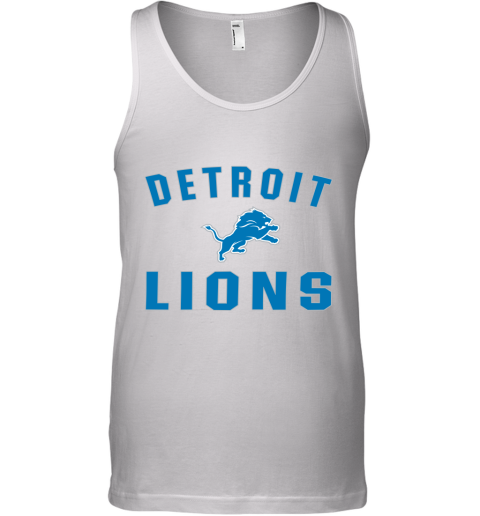 Detroit Lions NFL Line by Fanatics Branded Blue Vintage Victory Tank Top