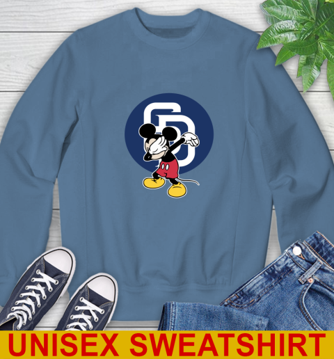 San Diego Padres MLB Baseball Dabbing Mickey Disney Sports Sweatshirt 8