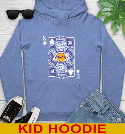 Los Angeles Lakers NBA Basketball The King Of Spades Death Cards Shirt Youth Hoodie 12