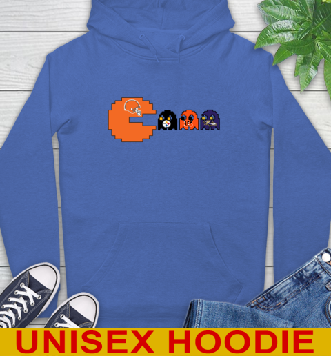 Cleveland Browns NFL Football Pac Man Champion Hoodie 9